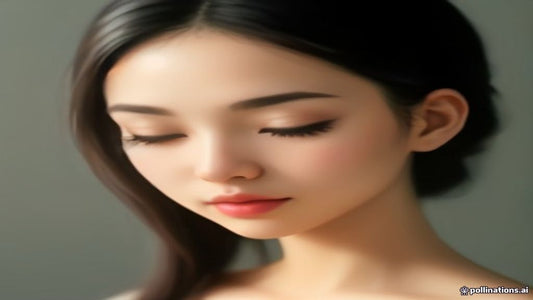 Woman safely cleaning her eyelash extensions with an oil-free cleanser and a soft brush