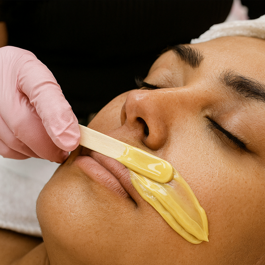Upper lip waxing